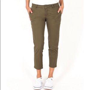 Kut From the Kloth Green Cropped Trouser